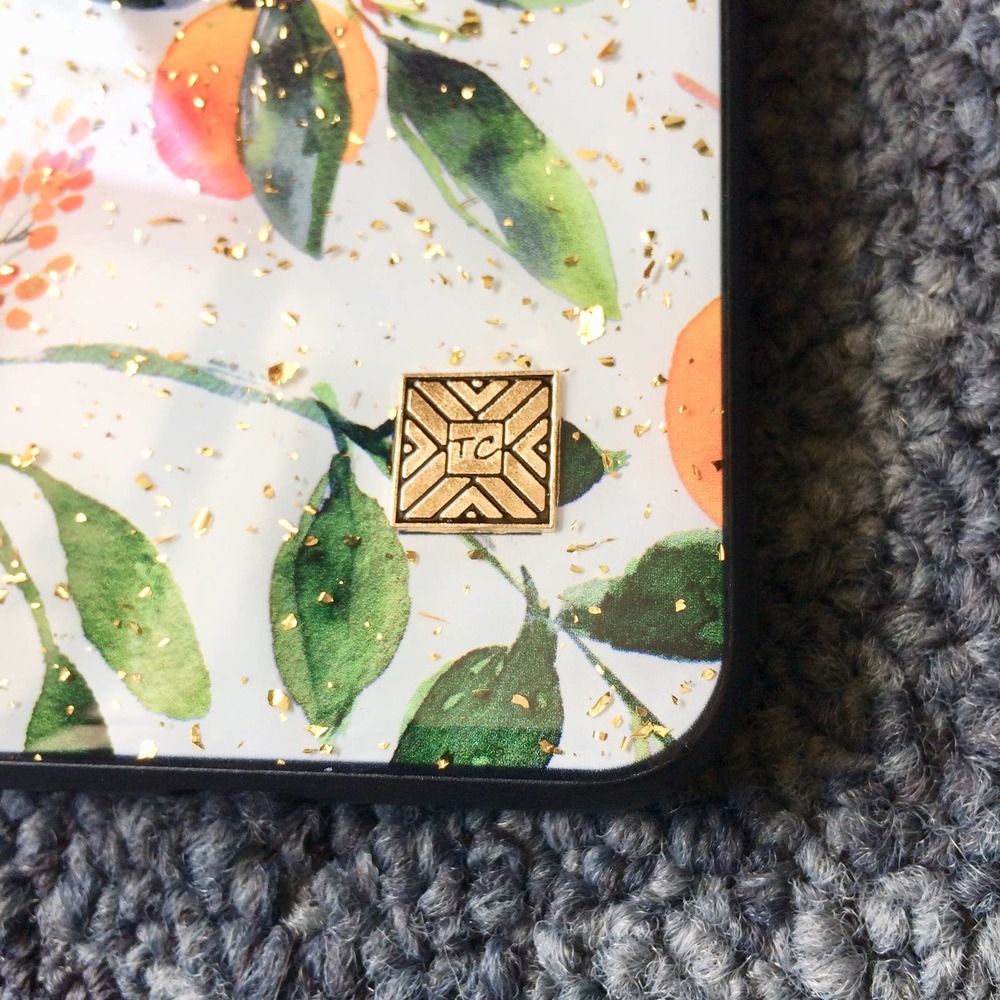 iPhone X/XS Case Orange Leaf Print Cover NEW - Picture 7 of 9